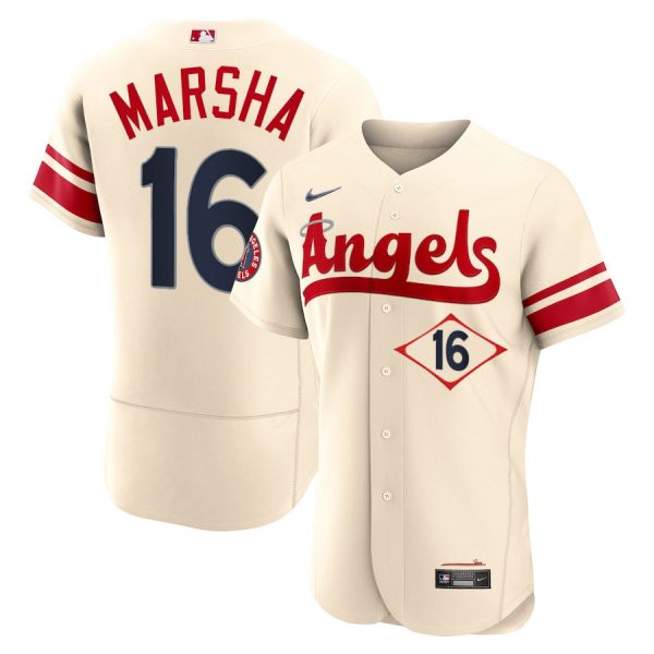 Angels 16 Brandon Marsha Cream 2022 City Connect Flexbase Jersey Dzhi,We sell and wholesale Angels 16 Brandon Marsha Cream 2022 City Connect Flexbase Jersey Dzhi on line form chian!